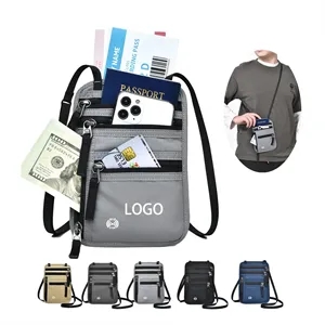 Neck Wallet RFID Blocking Passport Holder