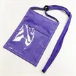 Neck Wallet Lanyard Pouch/Custom Polyester Economy Event Nec | https://www.bestnamebadges.com