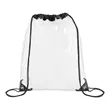 Clear Drawstring Cinch Backpack (Ocean) | https://www.bestnamebadges.com