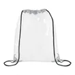 Clear Drawstring Cinch Backpack (Ocean) | https://www.bestnamebadges.com