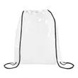 Clear Drawstring Cinch Backpack (Ocean) | https://www.bestnamebadges.com