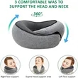 Memory Foam Neck Travel Pillow | https://www.bestnamebadges.com