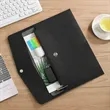 A4 Leather Document File Folder | https://www.bestnamebadges.com