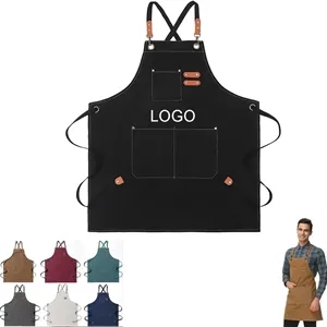Chef Apron For Men Women With Large Pockets