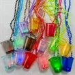 LED Light Up Shot Glass Necklace Cup | https://www.bestnamebadges.com