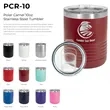 Polar Camel Colored 10oz. Stainless Steel Tumbler | https://www.bestnamebadges.com