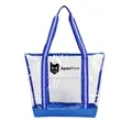 Clear Tote with Zipper | https://www.bestnamebadges.com