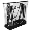 Clear Tote with Zipper | https://www.bestnamebadges.com