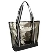 Clear Tote with Zipper | https://www.bestnamebadges.com