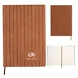 PrimeMark A5 Stripe-Embossed Journal | https://www.bestnamebadges.com