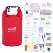 92pc OSHA Compliant First Aid Kit with Water Proof Dry Bag | https://www.bestnamebadges.com