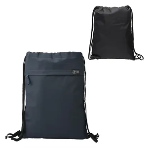 Lakeshore Recycled Nylon Drawstring Bag | https://www.bestnamebadges.com