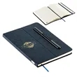 Boardroom Hardcover Journal with Built-In Phone Stand and Pe | https://www.bestnamebadges.com