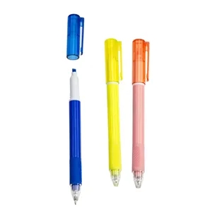 Skywriter Combo Recycled Plastic Ball Pen & Highlighter | https://www.bestnamebadges.com