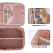 Portable PU Leather Travel Makeup Case | https://www.bestnamebadges.com