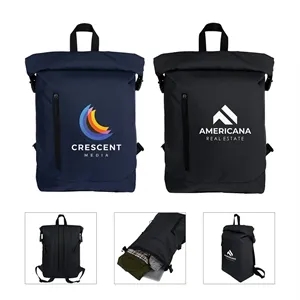 Lawrence Rolltop Sport Backpack | https://www.bestnamebadges.com