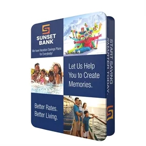 DisplaySplash 3D Fabric Banner Stand - 6'6