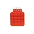 Dimple Silicone Push Pop Notebook | https://www.bestnamebadges.com