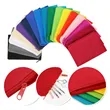 9" X 6" Cotton Canvas Zippered Pouch | https://www.bestnamebadges.com