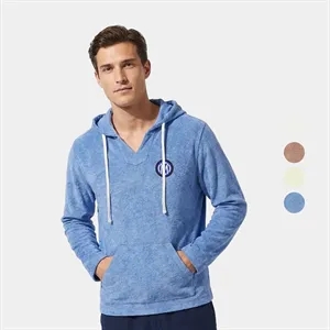 Mood & Vibe™ Ollie Cotton-Poly Terry Hooded Sweatshirt | https://www.bestnamebadges.com