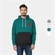 Trae Cotton-Poly Mixed Media Tech Hooded Sweatshirt | https://www.bestnamebadges.com