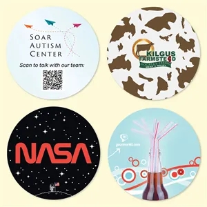 Origin'L Fabric® 3.6"Round x 1/16" Coaster