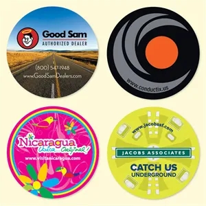 Vynex® Heavy Duty 3.6" Round x 1/16" Drink Coaster