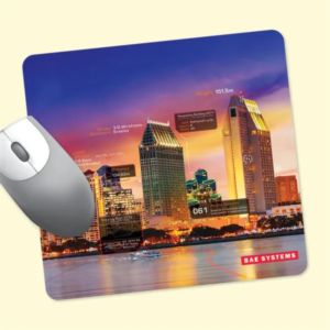 Vynex® Heavy Duty 7.5" x 8" x 1/8" Hard Surface Mouse Pad