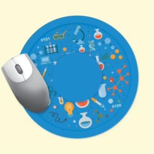 Vynex® DuraTec® 8" Round x 1/16" Hard Surface Mouse Pad