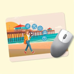 Vynex® DuraTec® 6" x 8" x 1/8" Hard Surface Mouse Pad