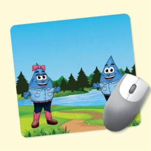 Barely There™ 7.5" x 8" x .020" Ultra Thin Mouse Pad