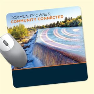 Barely There™ 8" x 8" x .020" Ultra Thin Mouse Pad