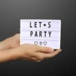 6" x 4" Mini Cinema Marquee USB LED Lightbox | https://www.bestnamebadges.com