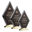 Atridge Slatewood Award - Gold | https://www.bestnamebadges.com