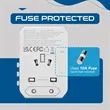45W 6-in-1 Universal Travel Adapter 2X USB-A and 3X USB-C | https://www.bestnamebadges.com