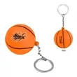 Basketball Stress Reliever Keychain | https://www.bestnamebadges.com