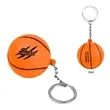 Basketball Stress Reliever Keychain | https://www.bestnamebadges.com