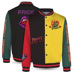 Custom Personalized Varsity Jacket(Full Color DyeSublimated)