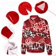 Custom Personalized Varsity Jacket(Full Color DyeSublimated) | https://www.bestnamebadges.com