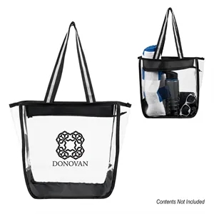 Stowe EVA Clear Tote Bag | https://www.bestnamebadges.com