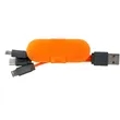 Cable Wrap Phone Stand | https://www.bestnamebadges.com