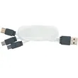Cable Wrap Phone Stand | https://www.bestnamebadges.com