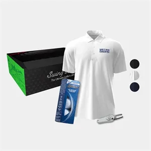 PGA TOUR® Polo, Srixon® Golf Balls & 2.5 Divot Tool | https://www.bestnamebadges.com