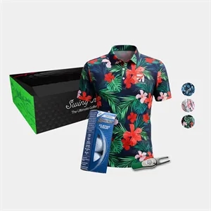 YATTA-Blossom-Polo-Srixon-Golf-Ball-Divot-Tool-Gift-Set