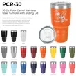 Polar Camel Stainless Steel 30 oz Ringed Tumbler | https://www.bestnamebadges.com