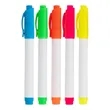 Union Printed - Dri Mark Clip White Barrel Highlighter | https://www.bestnamebadges.com