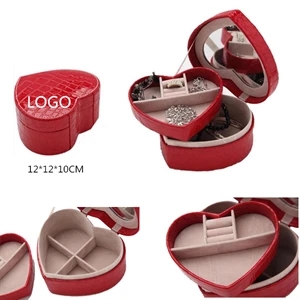 PU Jewelry Box, Small Travel Jewelry case/Organizer | https://www.bestnamebadges.com