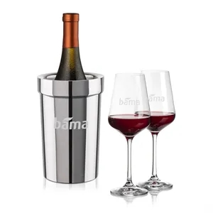 Milano Wine Cooler & Breckland Wine Set | https://www.bestnamebadges.com