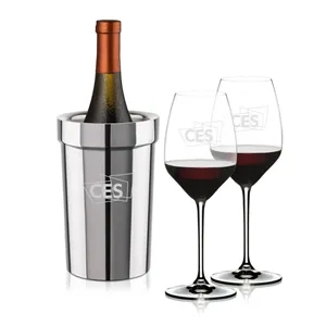 Milano Wine Cooler & RIEDEL Extreme Wine Set | https://www.bestnamebadges.com