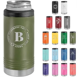 Polar Camel 12oz. Stainless Steel Slim Can Cooler